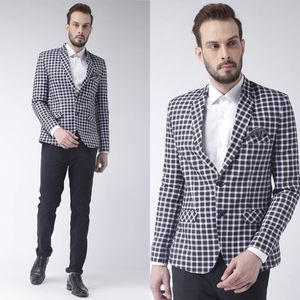 Ternos masculinos de lazer para casamento, smoking com lapela entalhada, blazer para escritório de negócios, 2 peças, jaqueta para noivo com calças feitas sob medida