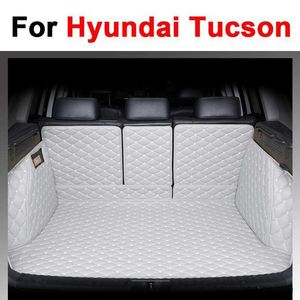 Trunk mat Tikar pelindung bagasi mobil untuk Hyundai Tucson 2021 2022 2023 NX4 N Line Cargo Liner karpet Cover Pad Aksesori bot Interior R230808