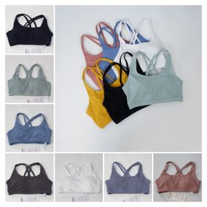 Energy Bra Yoga Top Fitness Gym Traning Sport Crop Suit Nu Feeling Feminino Roupas Esportivas Sutiãs Sutiãs de Sustentação Média lu-168