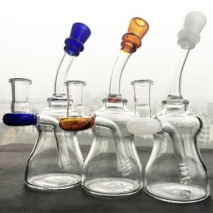 hookahs mini beaker bongs green glass bongs with inline perc Dab Rig Water Pipes Wax Oil Rigs Small Bubbler