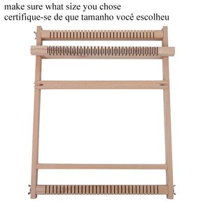 Dried Flowers LMDZ DIY Wooden Loom Knitting Machine Weaving Frame Knitted Toys Wool Handcraft Household Tools 230807