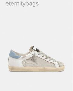 Sneakers Super Star Metallic Scarpe casual dorate classiche classiche doold sporco serpente snapente crema di crema di suola in pelle scamosciata donna uomo bianco lea igva