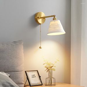 Wall Lamp Nordic Reading Modern Decor Dorm Room Black Bathroom Fixtures Cute Applique Mural Design