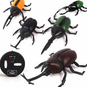 ElectricRC Animali Telecomando creativo Hercules Tricky Simulazione elettrica RC Insetto Modello Scarabeo Giocattolo di Halloween per bambini per divertimento 230807