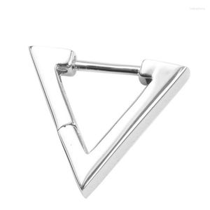Серьги обручи кофсак простые геометрические треугольные серевки ювелирные изделия 925 Серебряное серебро для женщин праздничные аксессуары подарки