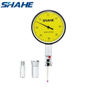 Датчики Shahe Precision Tools 0-0,8 мм 0,01 мм показатель теста на циферблат с показателем измерительного циферблата красной жемчужины 230807