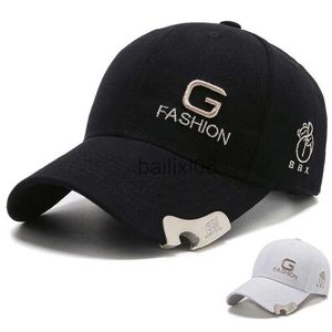 Czapki piłki cztery sezony kobiety i mężczyźni baseballowe czapki wycięte z otwieraczem butelek Cotton 56-60 cm Bar Fashion Hats BQ0469 J230807