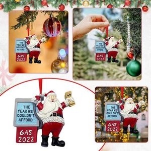 Pingente de Natal Criatividade Mini Presente Perfeito Meio Ambiente Ambiente Festivo Suprimentos para Festas Ornamento para Árvore de Natal Resina L230620