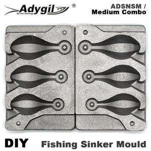 Fish Finder Adygil Diy Рыбалка с закусок, плесень Adsnsm Средний комбо 112G 140G 168G 3 полости 230807