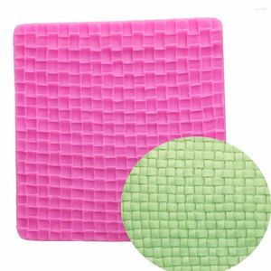 Baking Moulds Wool Lace Mat DIY Silicone Mold Needle Knitting Texture Fondant Cake Decorating Tools Kitchen Tool T1118