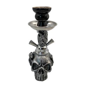 Liten Hookah Bong Multi-Person Double Glass Hookah Beaker Rökning Hosah Cigarett Filter Arabian Oil Rig Designer