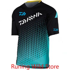 Other Sporting Goods Summer Dawa Fishing Shirt Men Outdoor Sports Breathable Camouflage Fishing Shirt Hiking Camping Fishing Clothing 230807