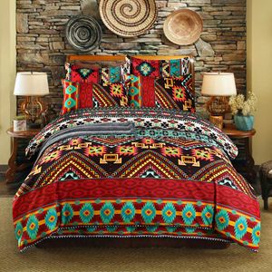 Bedding sets Bohemian 3d comforter bedding set queen size duvet cover Pillowcase bed linen full 230808