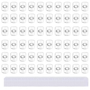 Crochets Rails 60pcs Stockage Invisible Multifonctionnel Pour Guirlande Lumineuse Clip Suspendu Décoration Crochet Réutilisable Montage Mural Adhésif Mini Clair 230807