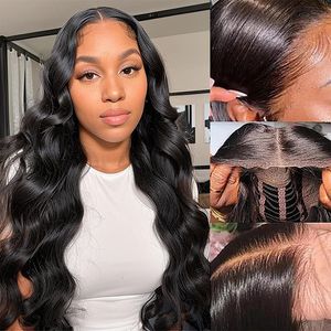 Synthetic Wigs 5x5 Lace Body Wave Wig Breathable Cap Human Hair One Step Install Air Front Glueless Frontal For Women 230807