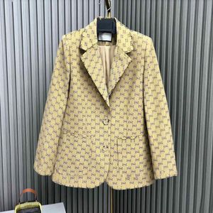 Women's designer blazers Clothing with full letters spring new released tops E72