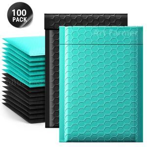 Защитная упаковка 100 пакетов для Bubble Mailer Small Business Supplies Mailers Delivers Packe упаковка продуктов Envelope Wrap 230808