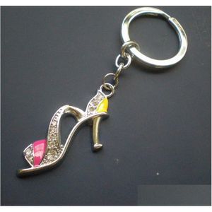 Shoe Parts Accessories -Sell Key Ring Fashion Keyring Zinc Alloy Keychain With Charms 50Pcs/Lot Express Delivery Ck0051 Drop Shoes