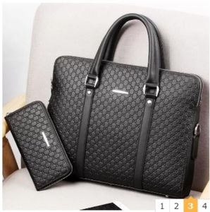 2023The latest men's business bag fashion crossbody bag official single shoulder laptop bag briefcase manufacturers direct sales