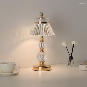 Jewelry Pouches Metal Table Lamp Wholesale Nightlight Atmosphere European Modern Bedroom Living Room Study Luxury.