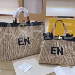 Luxury Designer Fashion Women's Beach Bags Handbag Shoulder bag Featured Weaving Minimalist Atmosphere Women Totes Hand Bags