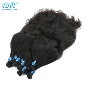 Hair Bulks BHF Human Braiding Bulk No Weft 100 Vietnam Straight Bundles 100g Natural 230807