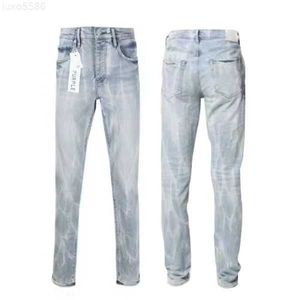 Purple Jeans Men Designer Antiveging Slim Fit Casual Jeans PU2023900 Размер 30-32-34-36HIT8
