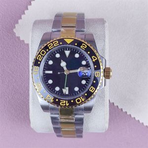 Klassisk lyxklocka Black Green Reloj Luminous Movement BP Factory Designer Watches Women Holiday Gifts 116710blnr AAA MENS Watch Plated Gold SB009 C23
