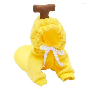 Dog Apparel Legendog Warm Fleece Winter Pet Clothing Apple Banana Carrot Fruit Cartoon Hooded For Dogs Cats Clothes