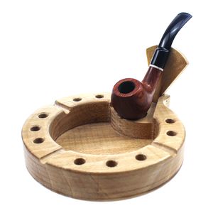 Hand-made mahogany pipe wooden smoking set cross-border source filtered straight handle rosewood pipe for tobacco