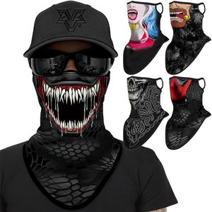 Bandanas Clown Ear Hanging Triangle Mask Outdoor Motorcycle Hiking Scarves Mountaineering Fishing UV Sun Protection Neck Cover