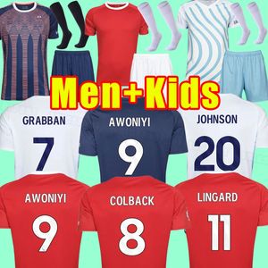 Conjunto completo 23 24 Lingard # 10 Nottingham Soccer Jersey GRABBAN TAYLOR 2023 2024 MIGHTEN AMEOBI YATES LOLLEY FREEMAN KNOCKAERT FOREST Kits camisa de futebol criança adulto homens