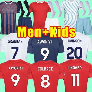 Hela uppsättningen 23 24 Lingard #10 Nottingham Soccer Jersey Grabban Taylor 2023 2024 Mighten Ameobi Yates Lolley Freeman Knockaert Forest Kits Football Jersey Child Adult Men Män