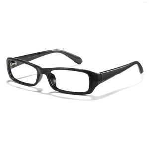 Solglasögon Cypus Anti-Blue Light Glasses Rectangular Bright Black Thick Frame Computer Anti-Radiation 8007