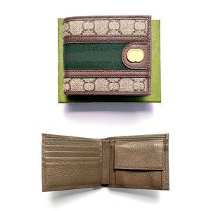 Kvinnors män Ophidia plånböcker Korthållare Purses Luxurys Designer Marmont Wallet Famous Leather With Box Graffiti Wholesale Holders Coin Card Slots Key Pocket Picks