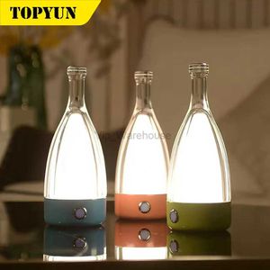 Portable Cordless rechargeable table lamp aluminum touch Kids Night Light lamp living room reading decoration led table lamp HKD230808