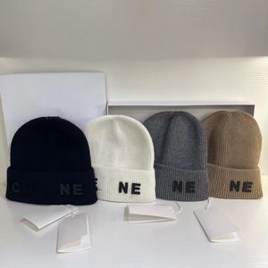Knitted Hat Designer Beanie Cap Mens Fitted Hats Unisex Cashmere Letters Casual Skull Caps Outdoor Fashion High Quality