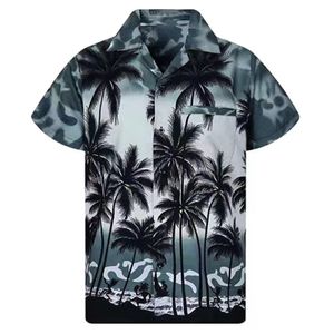 Camisas casuais masculinas Roupas de grife masculinas Camisa de impressão 3D Oversized Summer Travel Hawaii Beach Hawaiian Harajuku Floral Camisa Masculino 230807