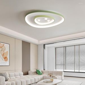 Plafoniere Lampada a Led Moderna Atmosfera Semplice Soggiorno Nero Bianco Verde Camera da letto Studio Decorazioni per interni Lampade di illuminazione