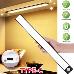 Other Home Decor Night Light Led Under Cabinet Motion Sensor night light Closet Kitchen Lighting Magnetic 230807