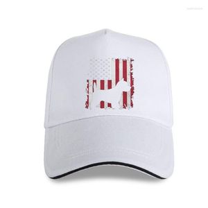 Bollmössor Fashion Cap Hat Men Westie West Highland White Terrier Dog USA Flag Baseball Patriotic 4: e juli Bomullskläder roligt