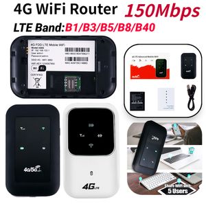 Router Router WiFi 4G Ripetitore LTE Amplificatore di segnale Espansore di rete Punto mobile Modem wireless Mifi Scheda SIM 230808