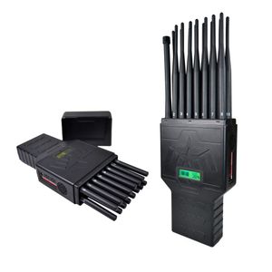 Alligator 16 Antennas Portable GSM DCS CDMA 2G 3G 4G 5G WiFi GPS Lojack 315 433 VHF UHF Signal Jamm ers