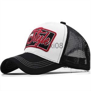 Ball Caps Fashion New Hip Hop Snapbk Caps Adult Summer Mesh Hats dla kobiet mężczyzn Casquette Cool Baseball Hat Cap J230807