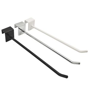 Hooks Rails 10st Card Square Tube Hook Supermarket hyllor mobiltelefon Tillbehör smycken Display rack 25 balkar strumpor små varor 230807