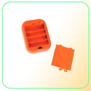 Elektriska fläktar mini fläktblåsare för maskot huvud Uppblåsbar kostym 6v driven 4xaa torrt batteri orange16871409