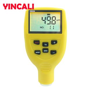 Newly Portable Coating Thickness Gauge Tester DR220 test Magnetic thickness method Paint Coating Thickness Meter Range 0-2000um