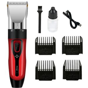 Máquina de cortar cabelo Aparador Máquina de cortar cabelo elétrica Máquina de barbear Aparador de barba Kit de cortador de cabelo profissional