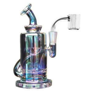 Rainbowl Cam Su Bongs Matris Perc Nargile Su Boru Cam Bong Sigara Aksesuarları Yağ Shisha Duman Borusu