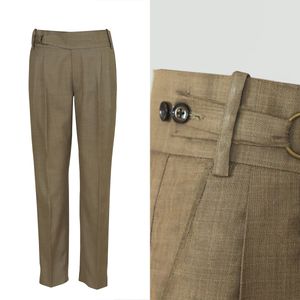 Ternos masculinos para casamento, calças para noivo, negócios, calças de alta qualidade, casual, ajuste fino, formal, traje pantalon feito para homens